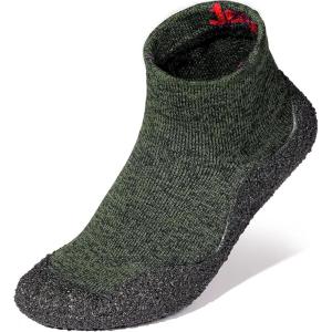 Joomra Womens Mens Minimalist Barefoot Sock Shoes | Zero Drop | ECO Vegan | Multi-Purpose & Ultra-Portable Water Footwear(Colorful Green)