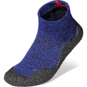 Joomra Womens Mens Minimalist Barefoot Sock Shoes | Zero Drop | ECO Vegan | Multi-Purpose & Ultra-Portable Water Footwear(Dark Blue)