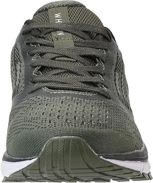 imageJoomra Whitin Mens Supportive Running Shoes Cushioned Athletic SneakersArmy Green