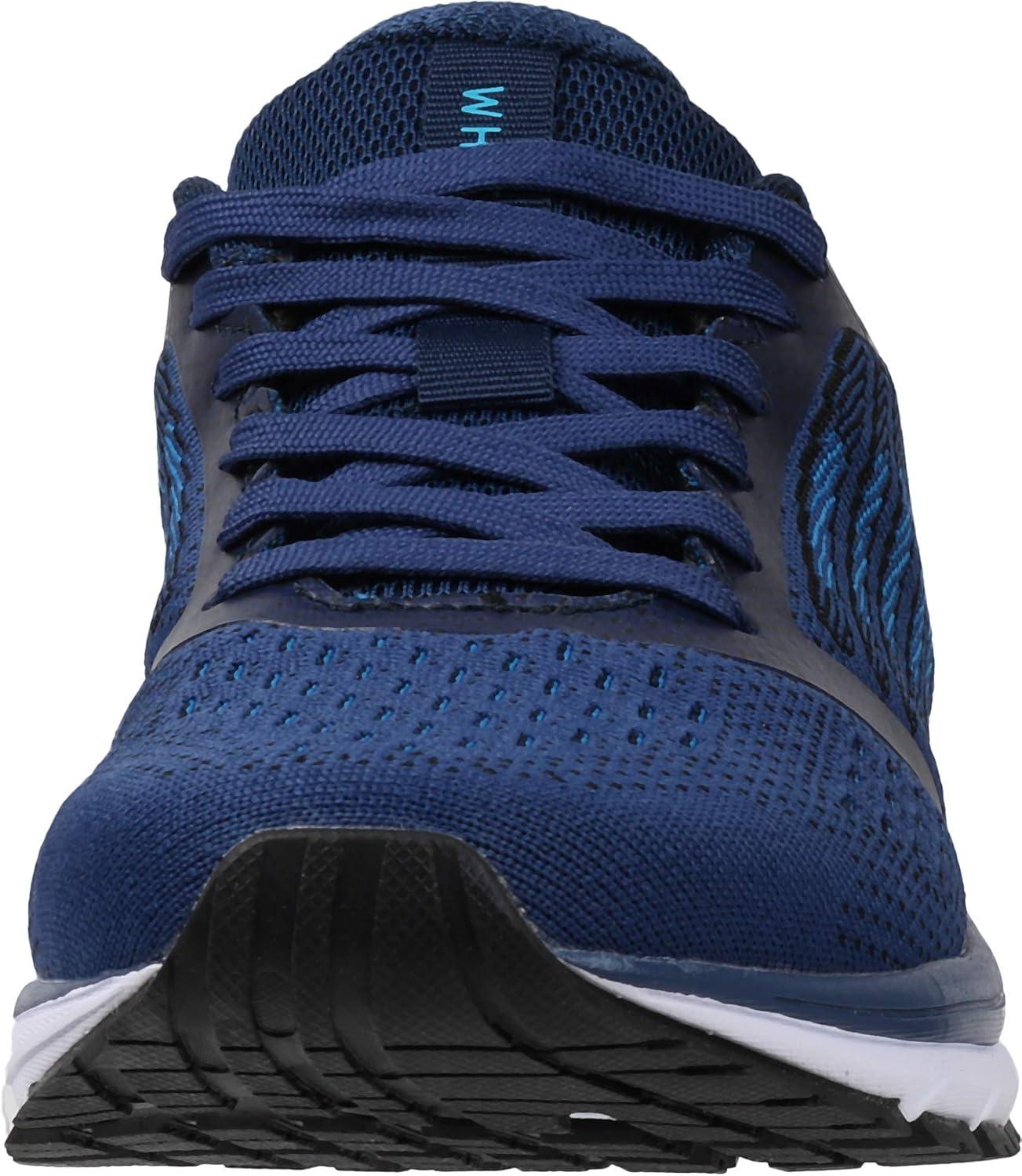 imageJoomra Whitin Mens Supportive Running Shoes Cushioned Athletic SneakersBlue