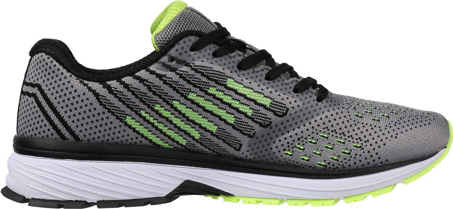 imageJoomra Whitin Mens Supportive Running Shoes Cushioned Athletic SneakersGrey Green