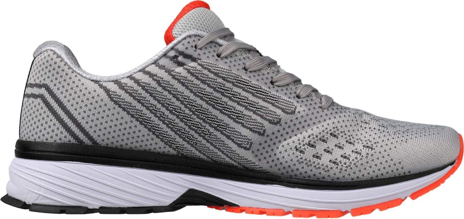 imageJoomra Whitin Mens Supportive Running Shoes Cushioned Athletic SneakersLight Grey