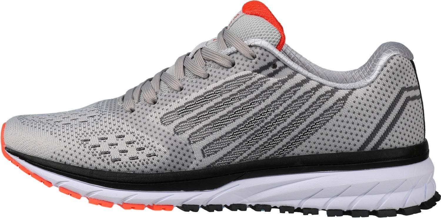 imageJoomra Whitin Mens Supportive Running Shoes Cushioned Athletic SneakersLight Grey