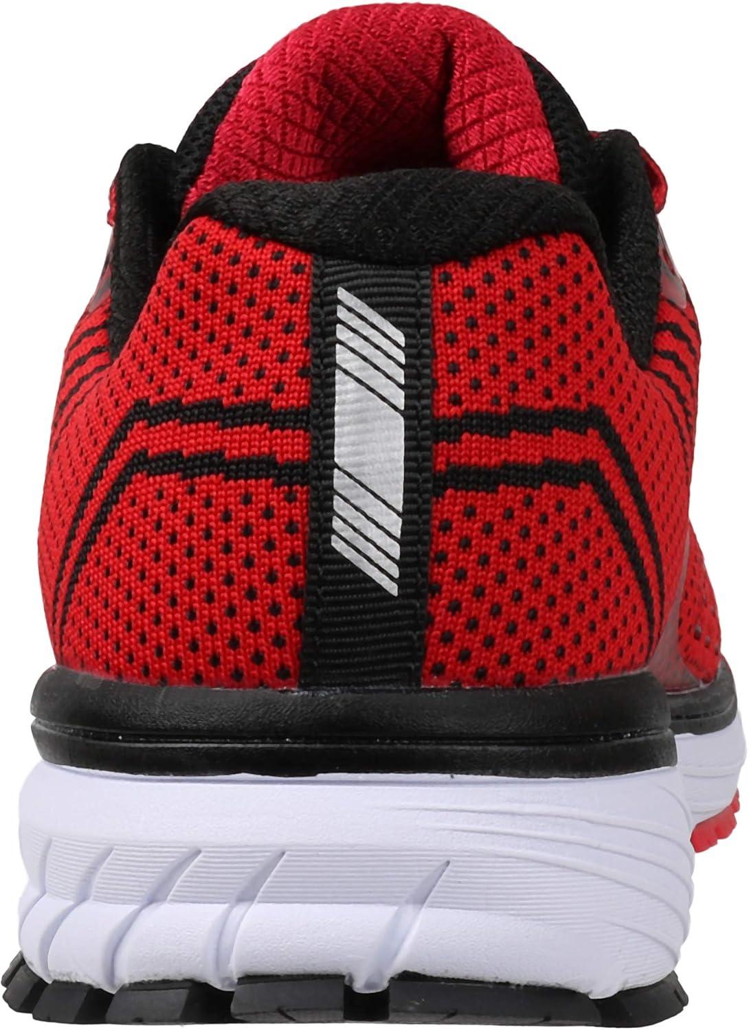imageJoomra Whitin Mens Supportive Running Shoes Cushioned Athletic SneakersRed