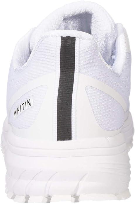 imageJoomra Whitin Mens Supportive Running Shoes Cushioned Athletic SneakersWhite