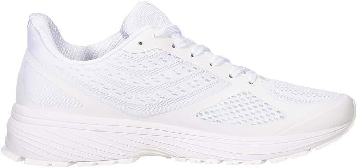 imageJoomra Whitin Mens Supportive Running Shoes Cushioned Athletic SneakersWhite