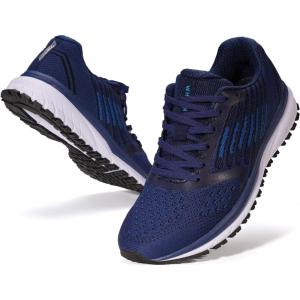 Joomra Whitin Men’s Supportive Running Shoes Cushioned Athletic Sneakers(Blue)