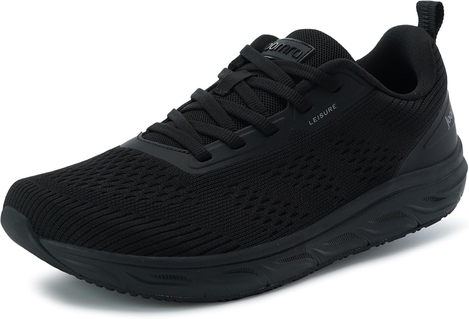 imageJoomra Womens Walking Tennis Shoes Athletic Running Sneakers Spacious Toe Box ampamp Rubber OutsoleL100 All Black