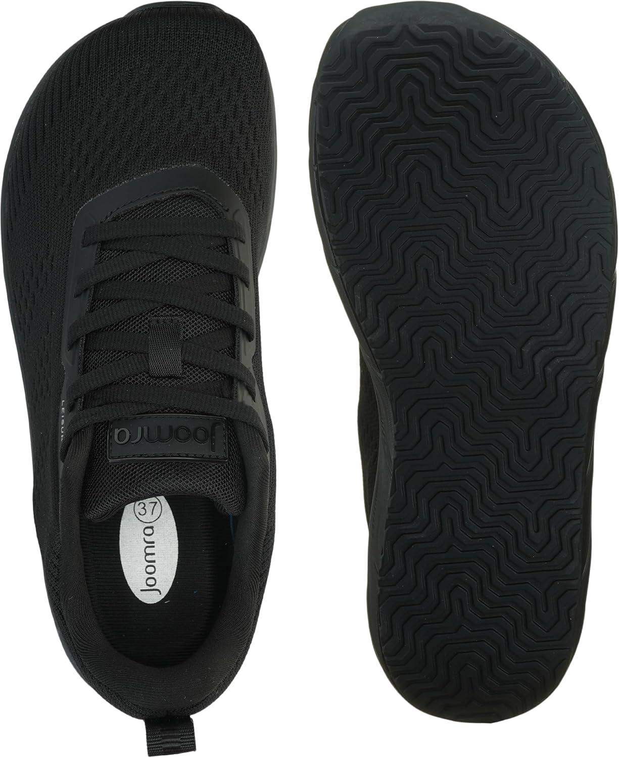 imageJoomra Womens Walking Tennis Shoes Athletic Running Sneakers Spacious Toe Box ampamp Rubber OutsoleL100 All Black