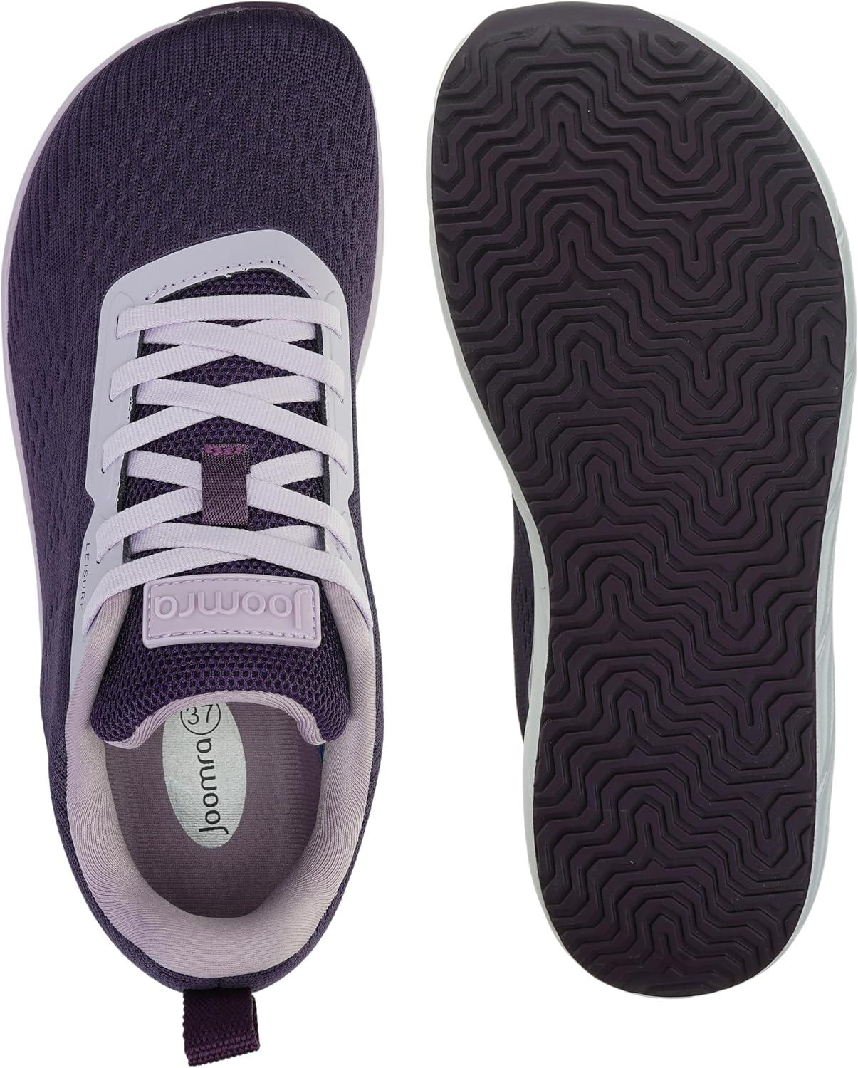 imageJoomra Womens Walking Tennis Shoes Athletic Running Sneakers Spacious Toe Box ampamp Rubber OutsoleL100 Mulberry Purple