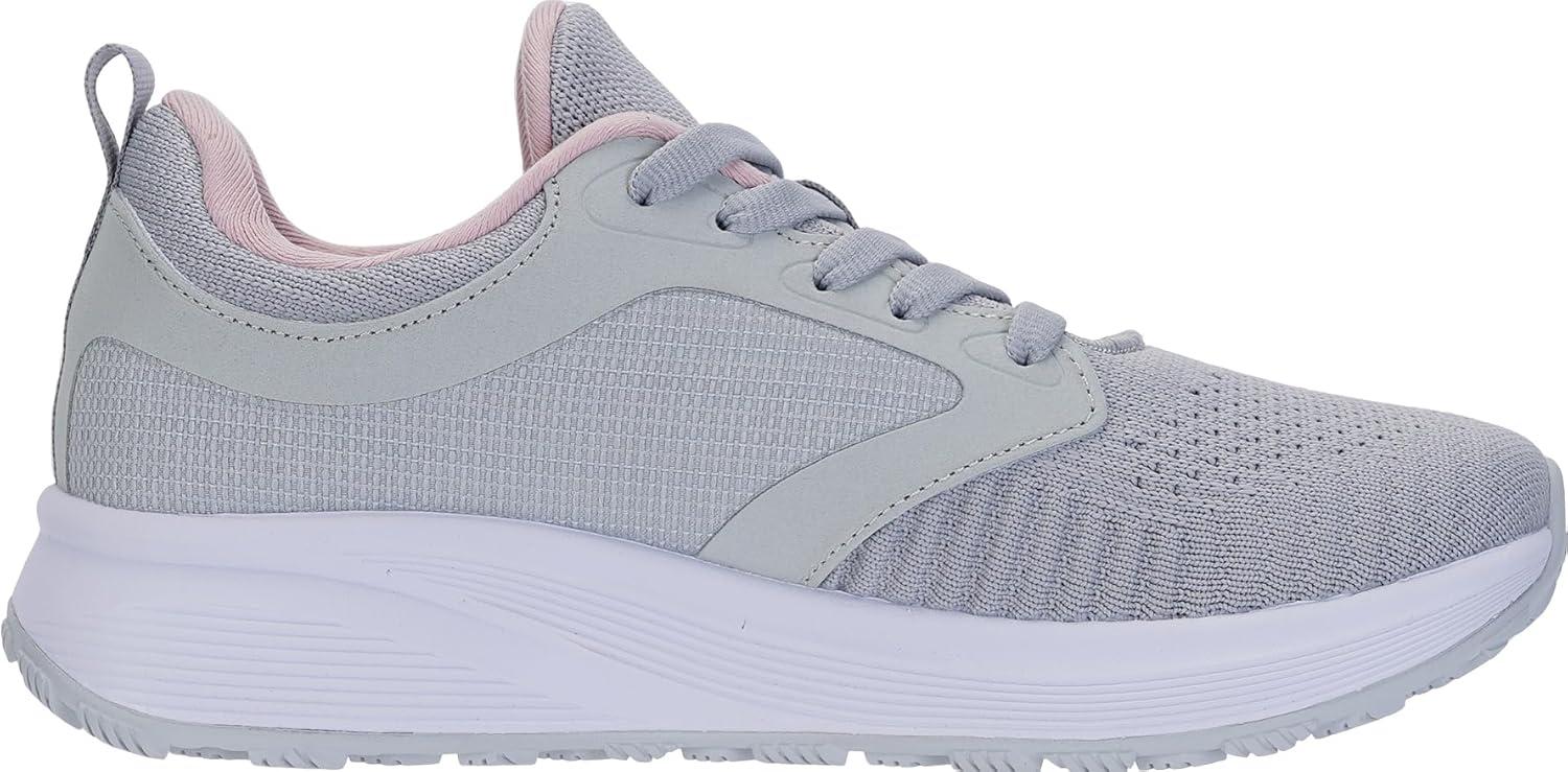 imageJoomra Womens Wide Toe Box Shoes for Female Size 9w Gym Training Workout Road Running Trail Non Slip Adult Fashion Walking Tennis Sneakers Footwear Grey 40