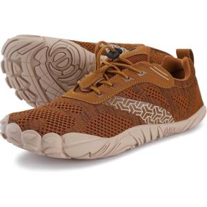 Joomra Women’s Trail Running Barefoot Shoes | Wide Toe Box Minimalist Sneakers | Zero Drop(W20 | Brown)