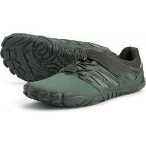 Joomra Women’s Trail Running Barefoot Shoes | Wide Toe Box Minimalist Sneakers | Zero Drop(W30 | Army Green)