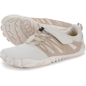 Joomra Women’s Trail Running Barefoot Shoes | Wide Toe Box Minimalist Sneakers | Zero Drop(W30 | Beige)