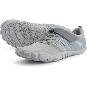 Joomra Women’s Trail Running Barefoot Shoes | Wide Toe Box Minimalist Sneakers | Zero Drop(W30 | Grey)