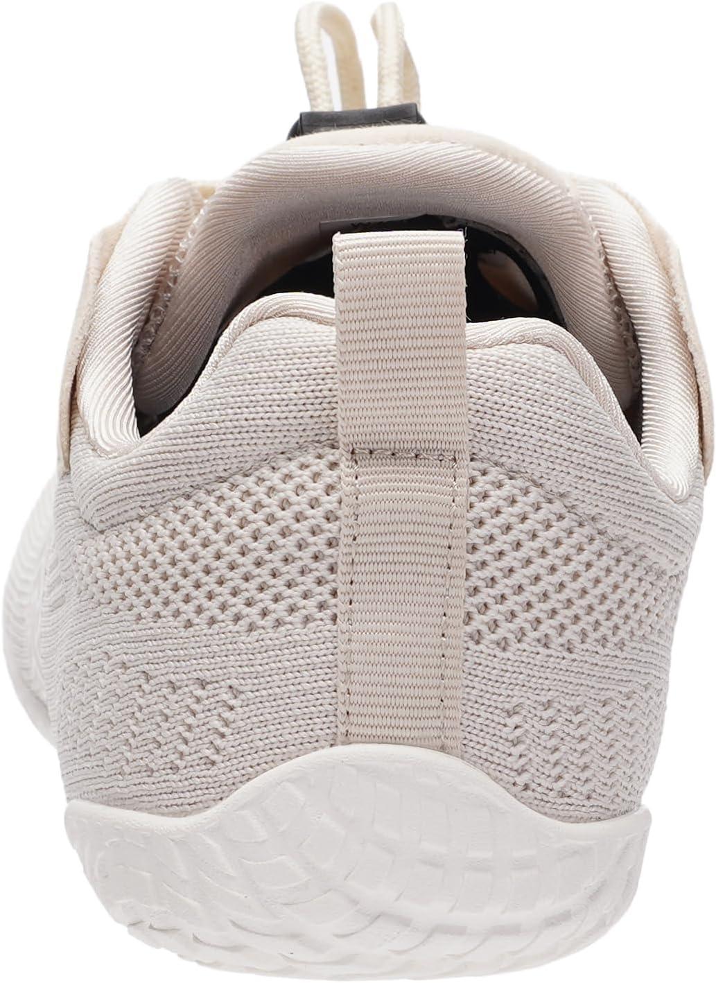 image:imageJoomra Womens Wide Toe Box Barefoot Trail Running Shoes Zero Drop Minimalist Sneakers Durable Grippy Rubber OutsoleW705 Beige