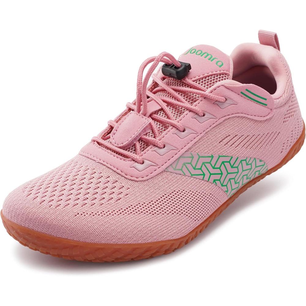 image:imageJoomra Womens Wide Toe Box Barefoot Trail Running Shoes Zero Drop Minimalist Sneakers Durable Grippy Rubber OutsoleW705 Pink