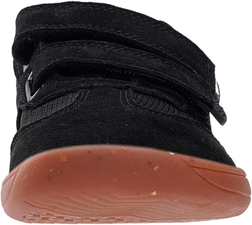 image:imageJoomra ToddlerLittle Kid Wide Barefoot Shoes Splay Naturally Minimalist Sneakers for Boys Girls Durable Adjustable StrapW8k13 Black