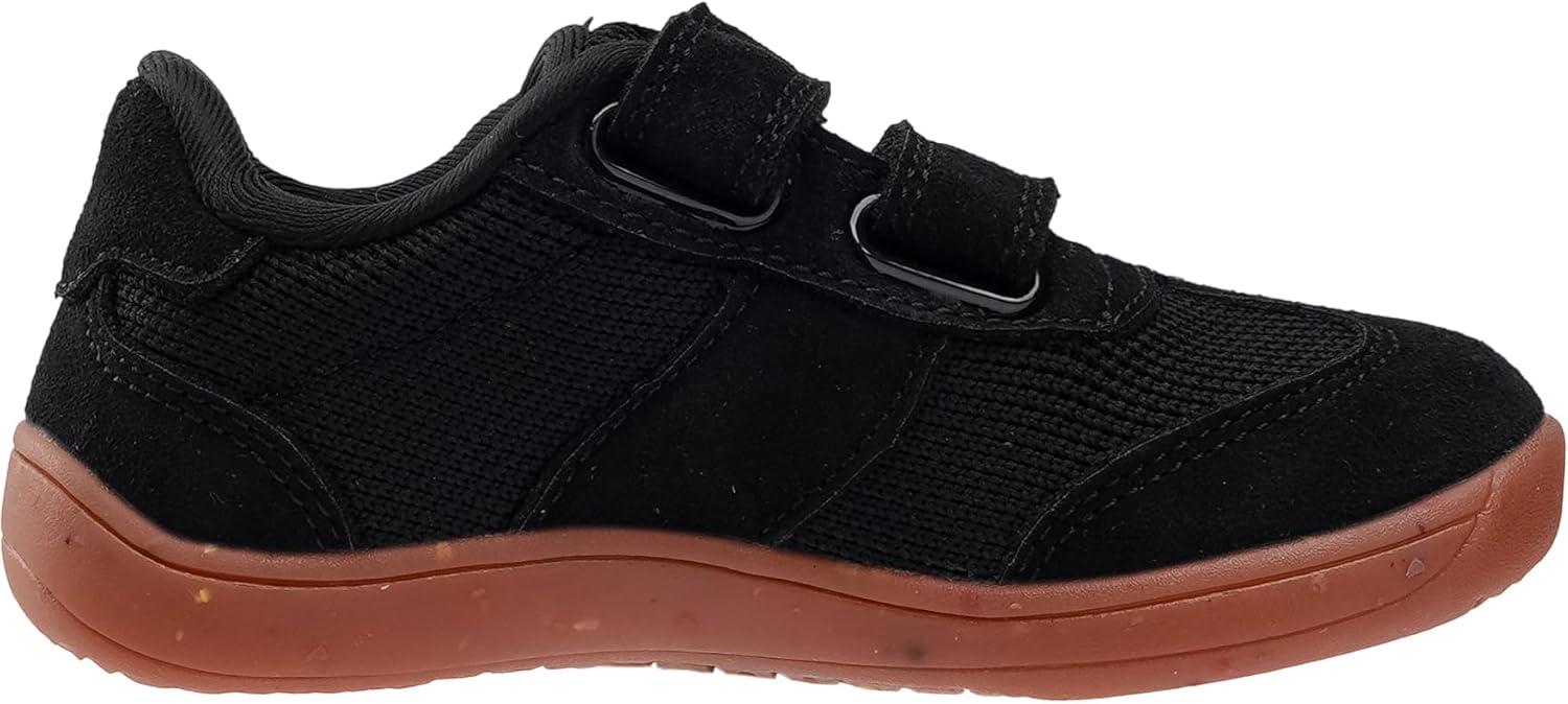 image:imageJoomra ToddlerLittle Kid Wide Barefoot Shoes Splay Naturally Minimalist Sneakers for Boys Girls Durable Adjustable StrapW8k13 Black