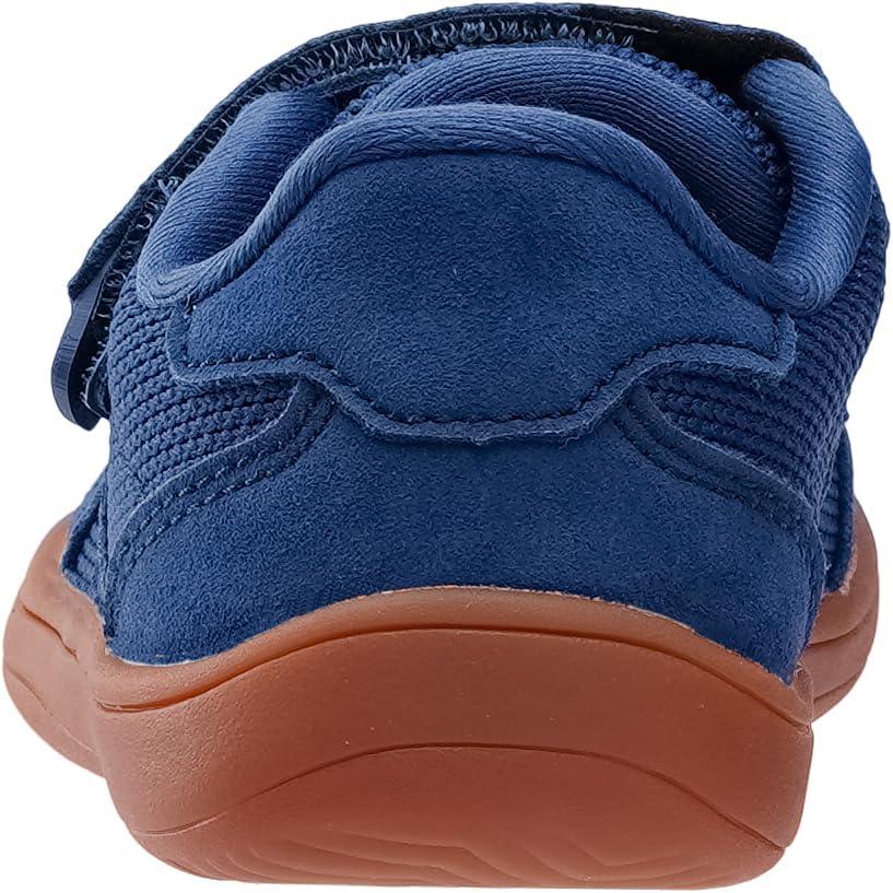 image:imageJoomra ToddlerLittle Kid Wide Barefoot Shoes Splay Naturally Minimalist Sneakers for Boys Girls Durable Adjustable StrapW8k13 Blue