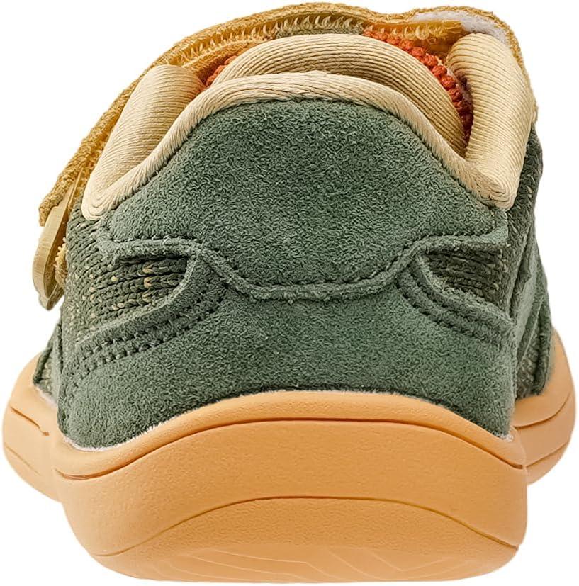 image:imageJoomra ToddlerLittle Kid Wide Barefoot Shoes Splay Naturally Minimalist Sneakers for Boys Girls Durable Adjustable StrapW8k13 Green Yellow