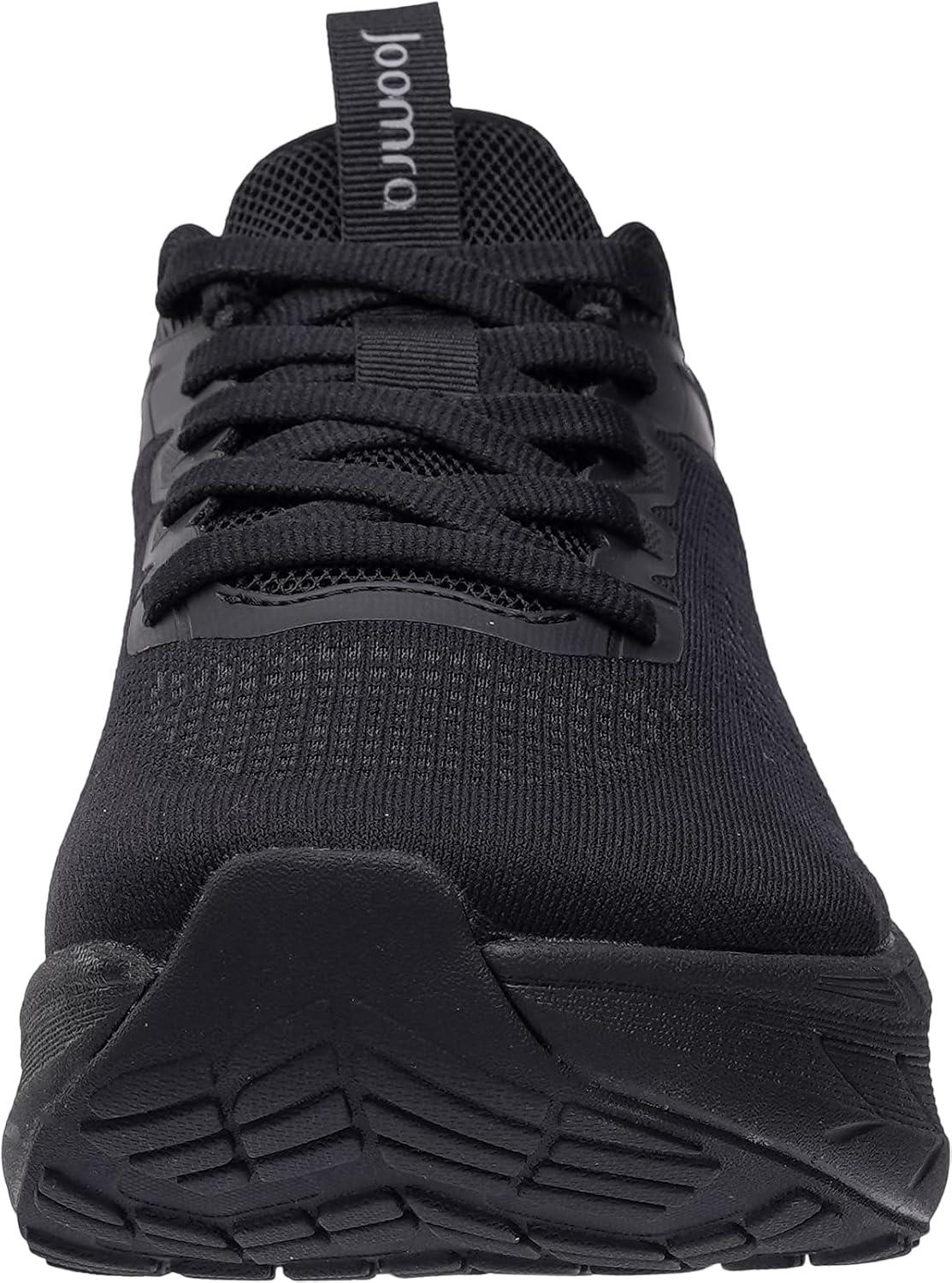 image:imageJoomra Womens Wide Toe Box Walking Shoes Thick Cushioned Sole Running Sneakers 177 in Stack HeightAll Black