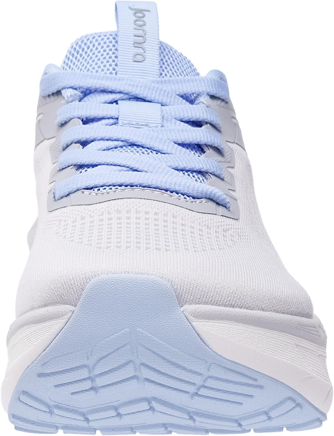 image:imageJoomra Womens Wide Toe Box Walking Shoes Thick Cushioned Sole Running Sneakers 177 in Stack HeightLight Grey
