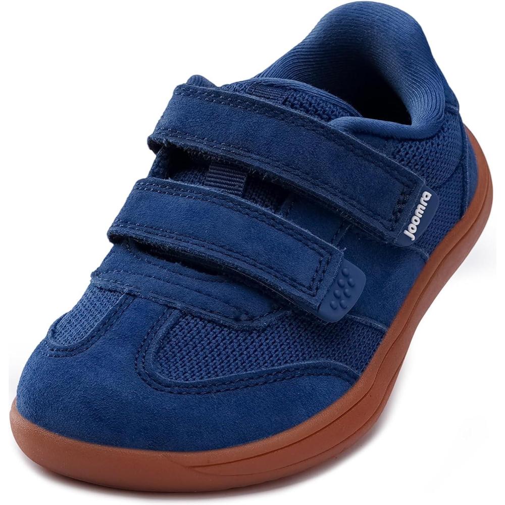 image:imageJoomra ToddlerLittle Kid Wide Barefoot Shoes Splay Naturally Minimalist Sneakers for Boys Girls Durable Adjustable StrapW8k13 Blue