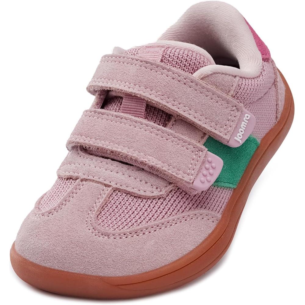image:imageJoomra ToddlerLittle Kid Wide Barefoot Shoes Splay Naturally Minimalist Sneakers for Boys Girls Durable Adjustable StrapW8k13 Pink
