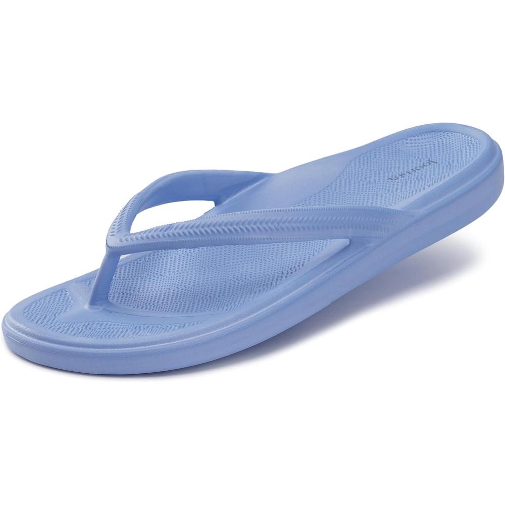 image:imageJoomra Womens Arch Support Flip Flops Orthopedic Plantar Fasciitis Thong SandalsLight Blue